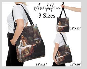 Lady of Shalott Tote Bag: Waterhouse Painting, Art Lover Gift