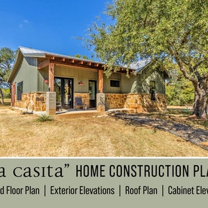 La Casita  – 2 Bed, 2 Bath , 1146 sq ft, Home Construction Plans - Flipped