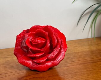 Ewige rote Rosenknospe - Geschenk zum Valentinstag