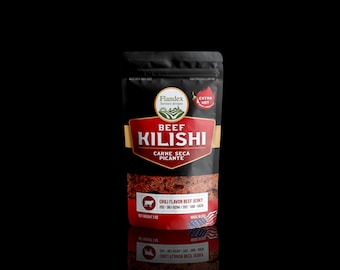 Original Kilishi Extra hot/ Beef Jerky / Carne Seca / Cecina de Res /  MADE IN USA