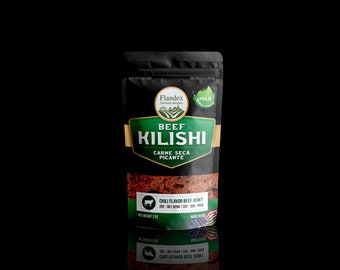 Kilishi originale/Beef Jerky/Carne Seca/Cecina de Res/MADE IN USA