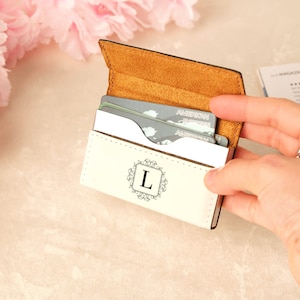 Porte-cartes de visite personnalisé, Porte-cartes de visite en cuir, Porte-cartes en cuir gravé, Porte-cartes personnalisé, Cadeau homme d'affaires, Cadeau de bureau