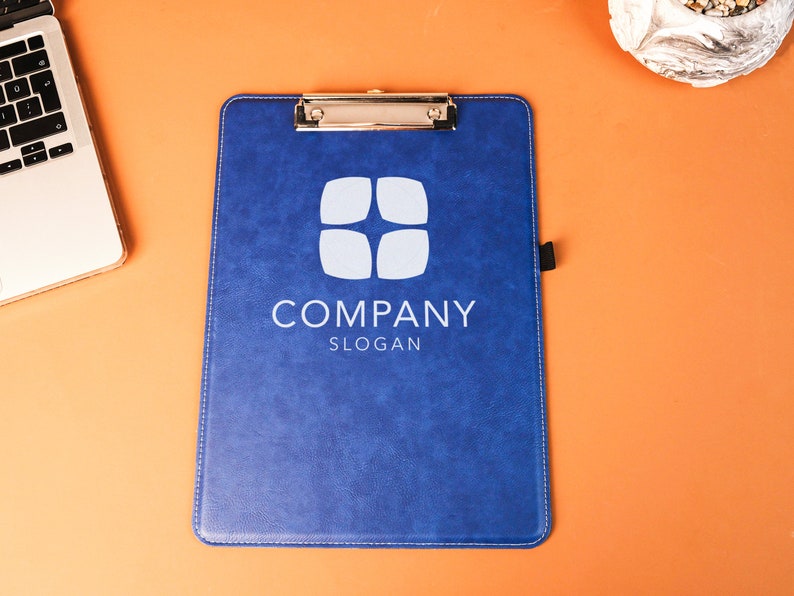 Customized Company Logo Clipboard, Leather Clipboard, Personalized ...