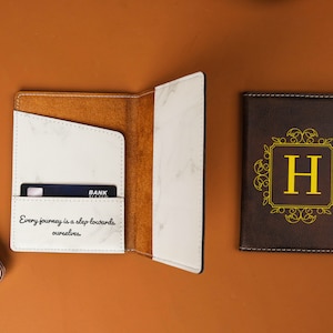Personalized Leather Passport Holder, Custom Passport Wallet, Leather Passport Case Cover, Personalized Passport Holder, Travel Gift for Him