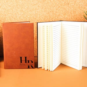 Personalized Leather Journal, Custom Journal, Engraved Journal, Graduation Gift, Lined Journal, Custom Diary, Notebook Cover, Christmas Gift