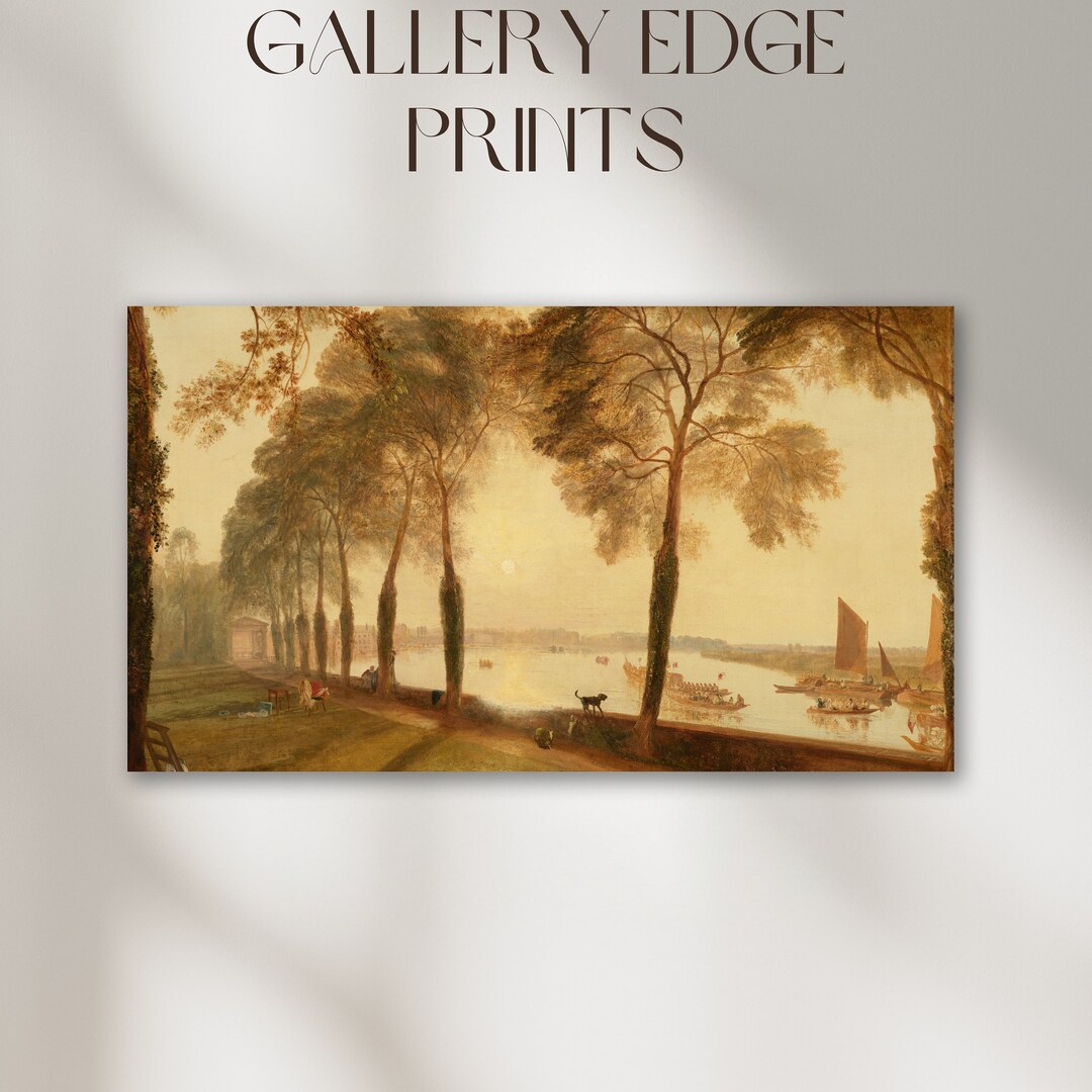 Mortlake Terrace Art Print Digital Download, Riverside Scene , London ...