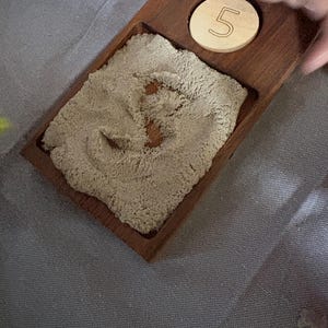 Wooden Sand Tray, Sensory Learning, Montessori Tray, Sand Tray