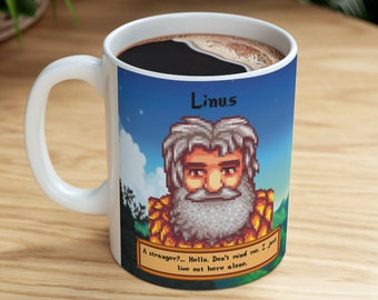 Stardew Valley Linus Gift Coffee Tea Mug Funny Stardew Valley Character Cup