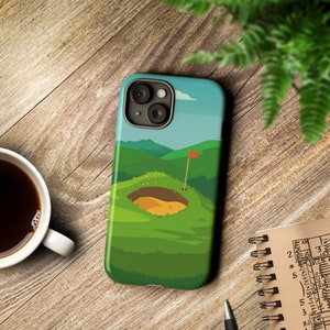 Sand Trap Golf Phone Case | Tough Case for iPhone, Samsung Galaxy, Google Pixel Phones | Protective and High Quality
