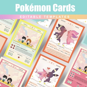 Custom Poke Valentine's Card Poke Digital Valentine Present I choose you Gift for Gamers Couple Gift Card Anniversary Invitation Gift