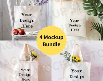 Custom Tote Bag Mockup, Canvas Tote Bag Mockup Bundle, Digital Download Canvas Bag Mockup, Shopping Bag Mockup, Custom Tote Bag Canvas