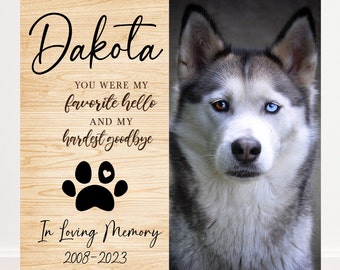 Custom Photo Pet Memorial Canvas, Dog Passed Away Gift, Pets In Remembrance, Dog Memorial Gift, Pet Loss Gifts, Loss of Dog Gift, Dog Canvas