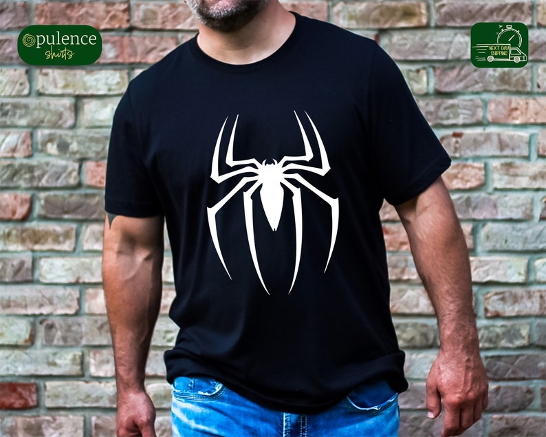 Camisa gráfica de araña vintage, camisa de araña retro, camiseta gráfica de los años 90, sudadera de héroe divertido, sudadera con capucha de araña, regalo para hombres, camisa de gimnasio, regalo para niños imagen 6