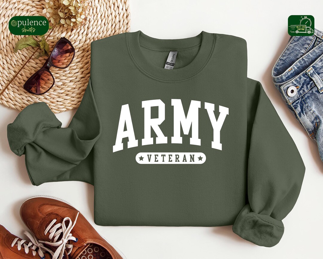 Army Veteran Shirt, Trendy Veterans Day Shirt, Proud Army Veteran