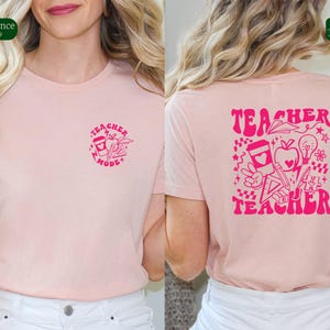 Retro Teacher Mode Shirt, Teacher Life Sweatshirt, Back to School Hoodie, Teacher Appreciation Gift, New Teacher Shirt, First Day of School