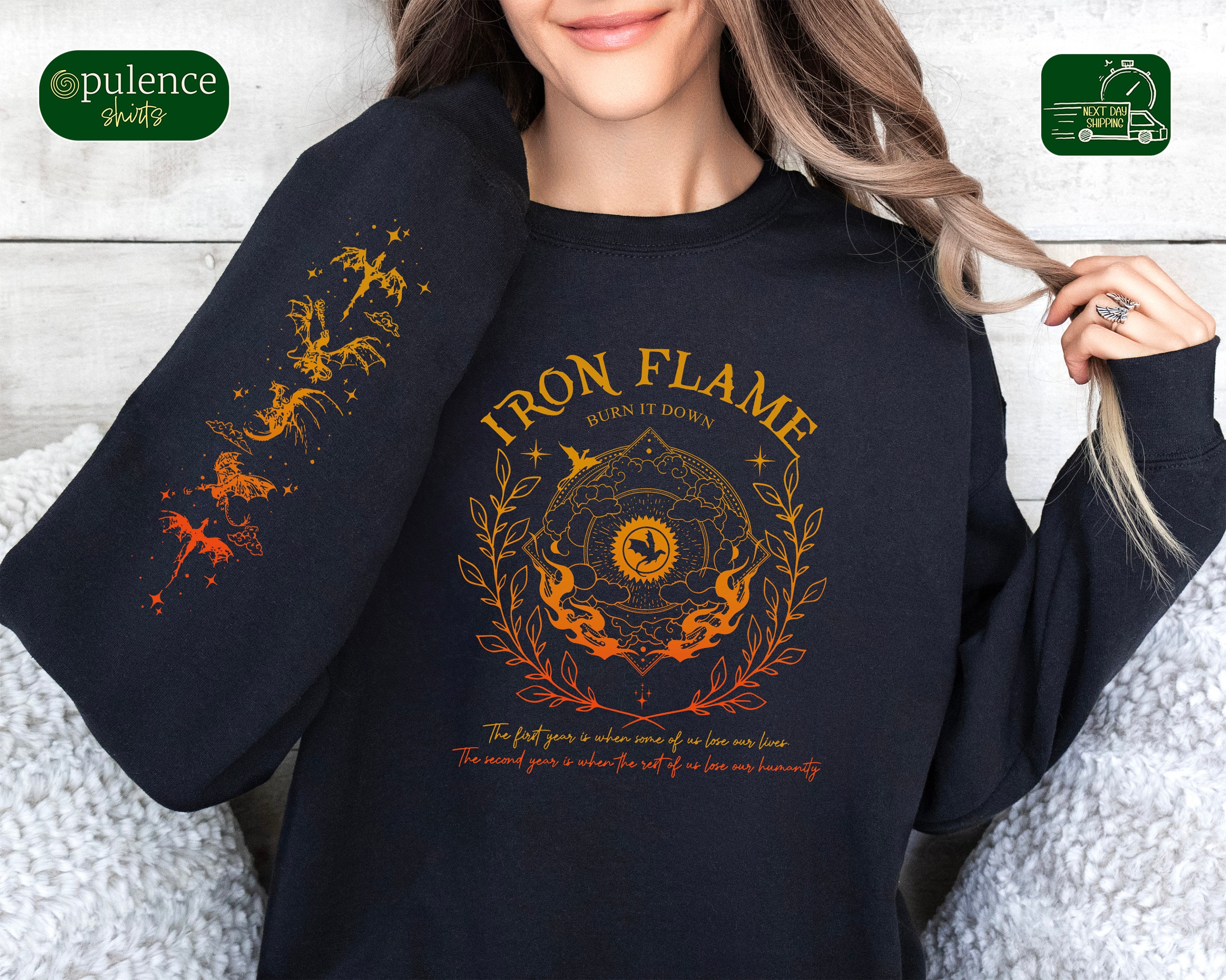 Long Sleeve Flames - Etsy