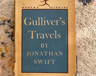 Gulliver’s Travels vonJonathan Swift, Accession House ModernLibrary Edition c.1931 - Antikes Buch