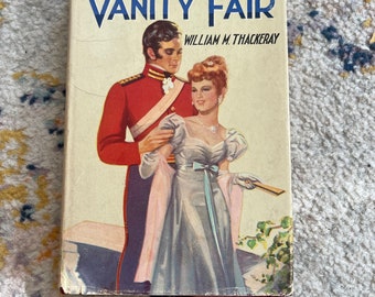 Vanity Fair, William Thackeray, Dean and Son’s 1950er Edition – Antikes Buch