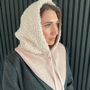 Balaclava | Knitted hood | Hooded cowl | Knitted hat | Knitted snood