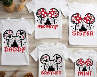 Personalized Family Disney Shirt, Minnie Mouse Sweatshirt, Magic Kingdom Hoodie, Disneyworld Tee, Matching Family, Mothers Day, Disney Mom