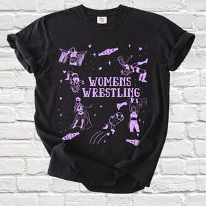 T-shirt catcheur, cadeau fan de catch, t-shirt unisexe, chemise Wrestling Moves pour femme, vêtements pour fan de sport