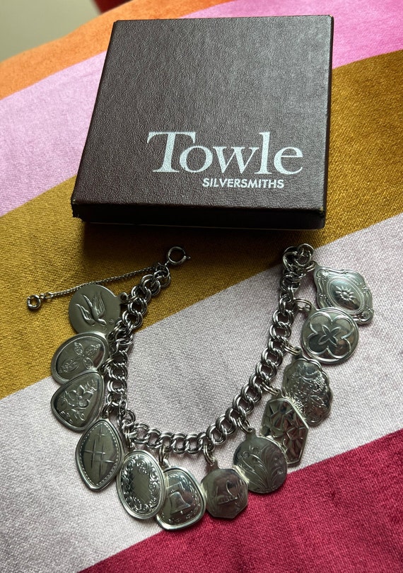 Towle 12 days of Christmas charm bracelet - image 2