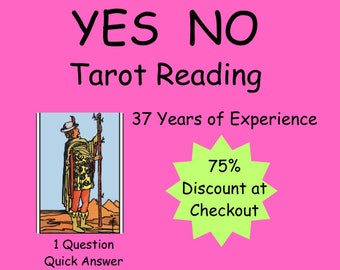 Yes No Reading | Love Tarot Reading | Psychic Reading | Tarot Card Reading | Same Day | Indepth Reading | In Depth Reading | Tarot Reading