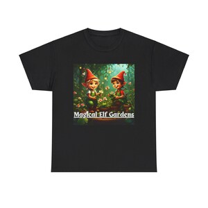 Unisex Heavy Cotton Tee - Magical Elf Gardens Logo v2