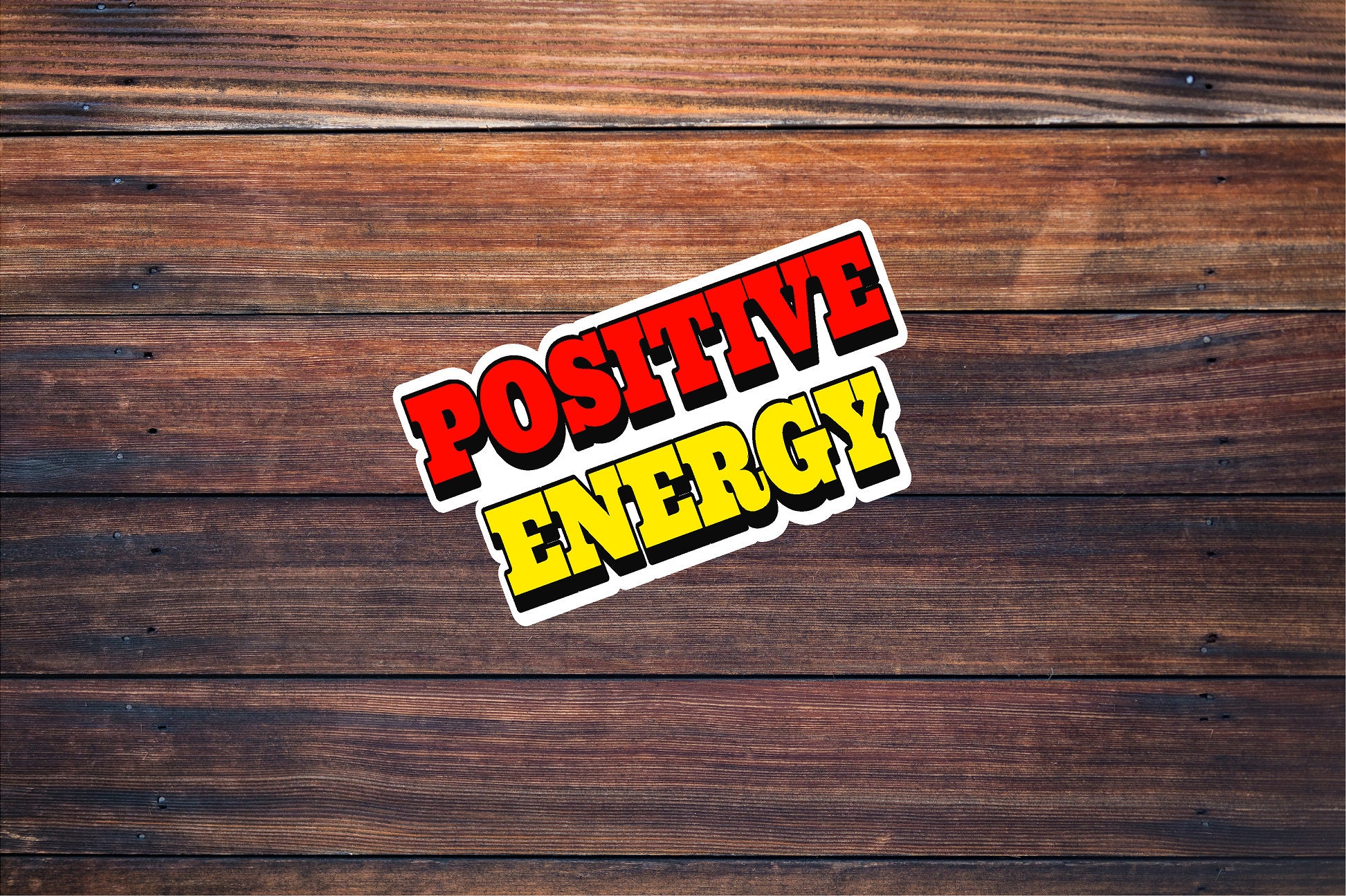 Energization Sticker Positive Energy Sticker - Etsy