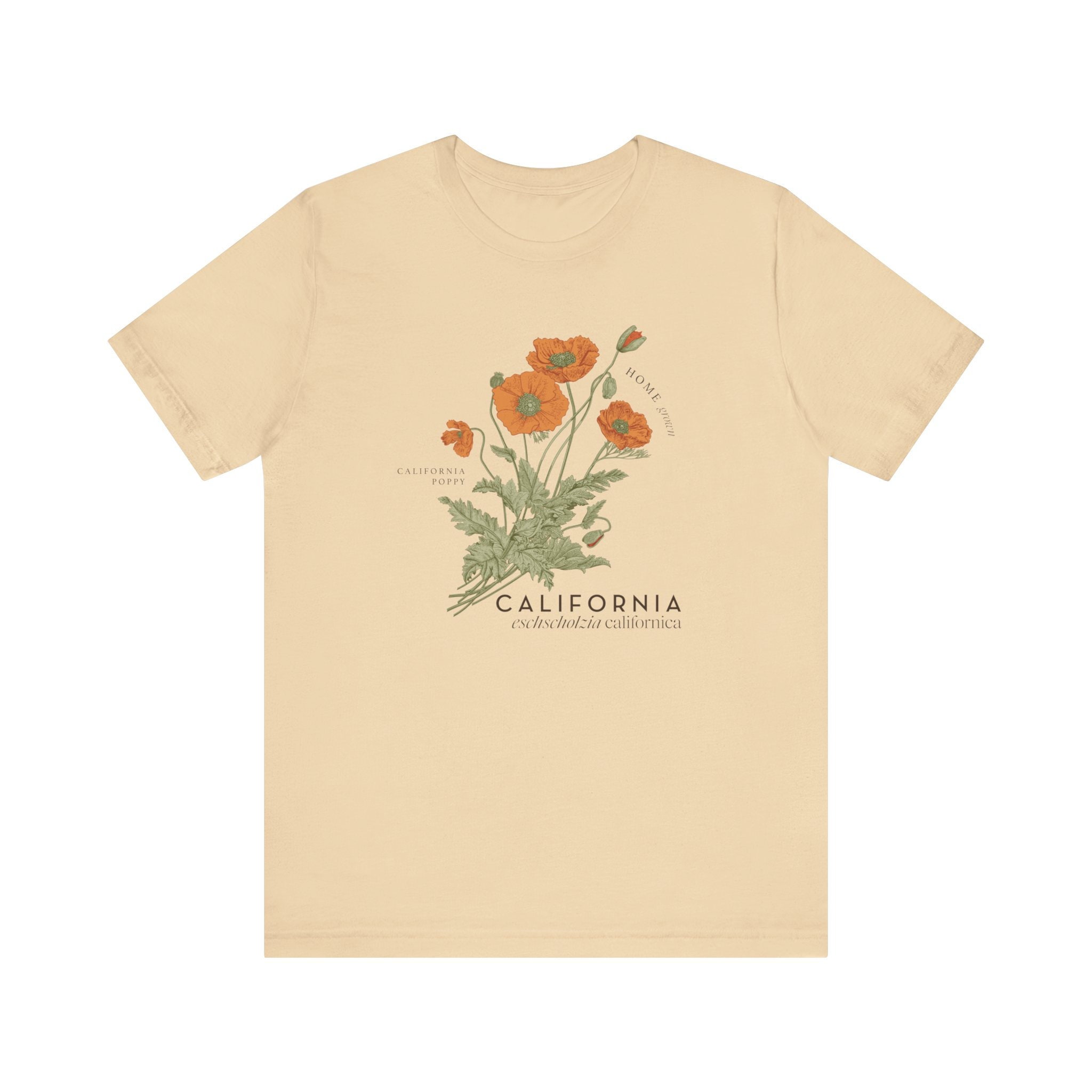 California Grown Poppies Rolled Sleeve Tank California Grown Poppies Rolled Sleeve Tank