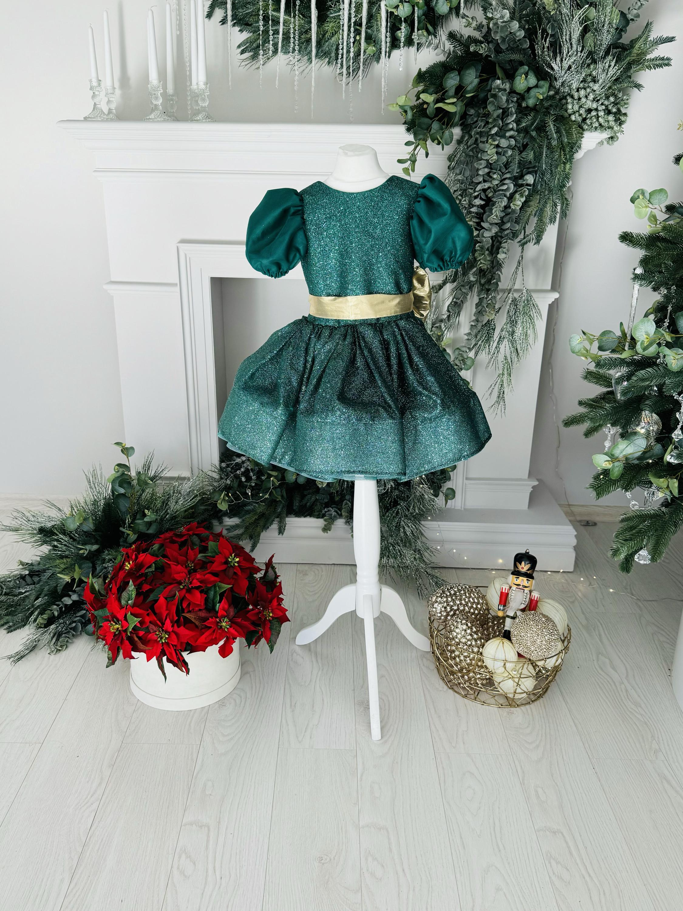 Toddler Girl Emerald Green Dress - Etsy
