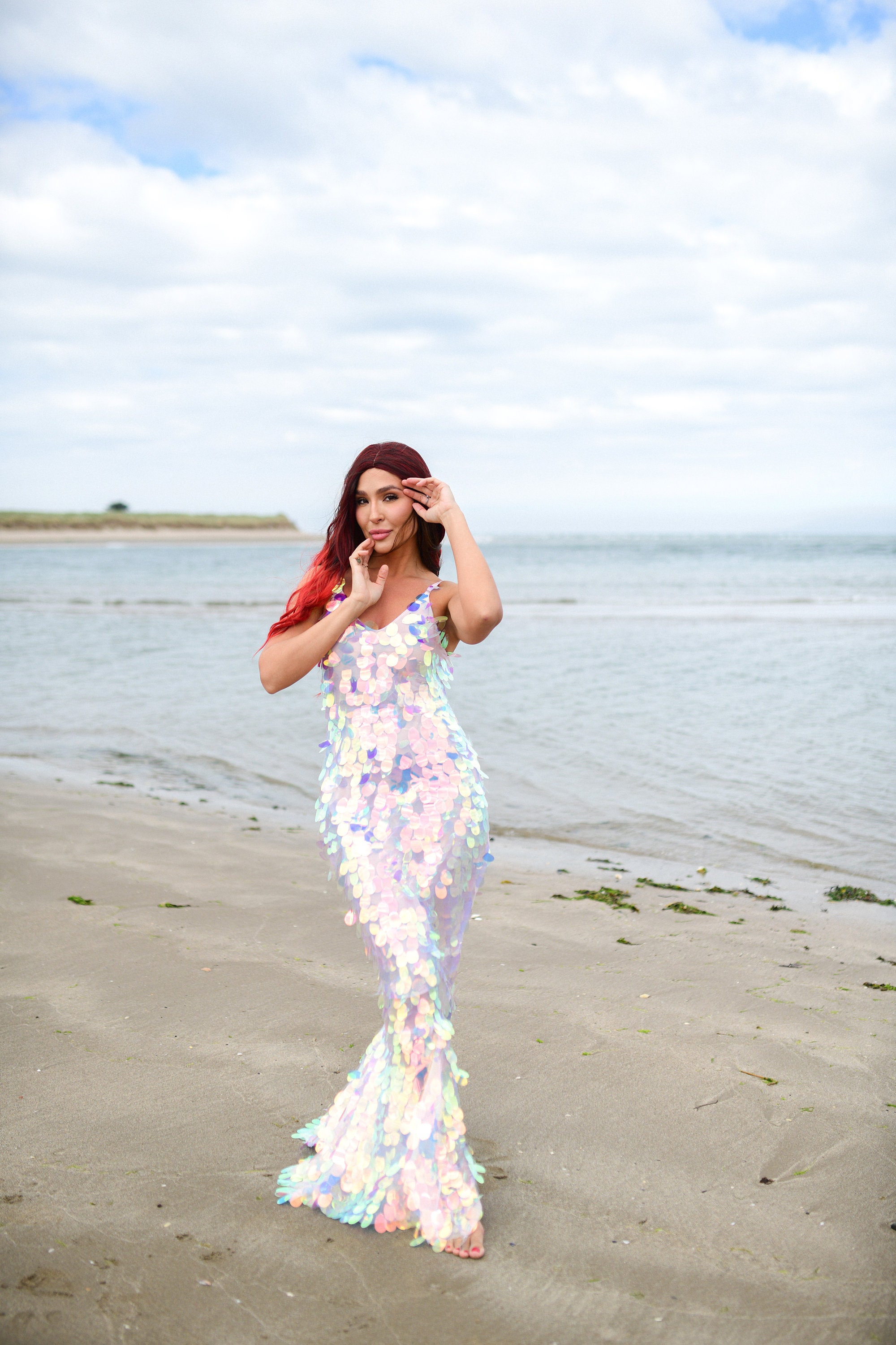 sequin mermaid dress costume Mermaid Tail Dress for Adults - Sparkling Under the Sea Elegance for Girls and Women