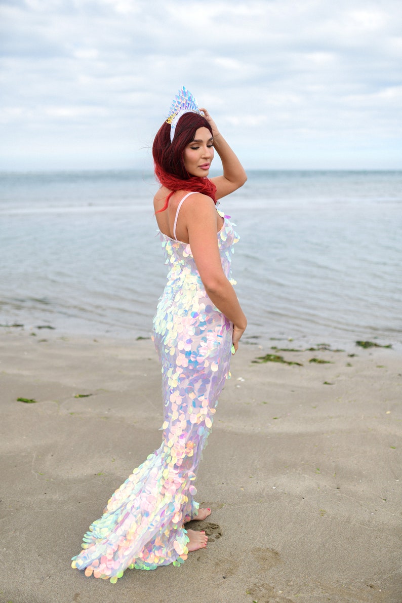 Sequin Mermaid Tail Dress for Adults, Perfect for Mermaid Parties ...