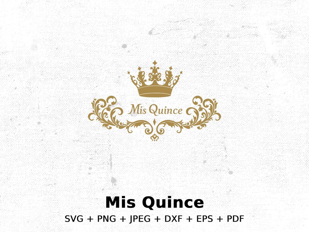 Digital Mis Quince Svg, Png, Jpeg, Dxf, Pdf, Eps, Image for Invitations ...