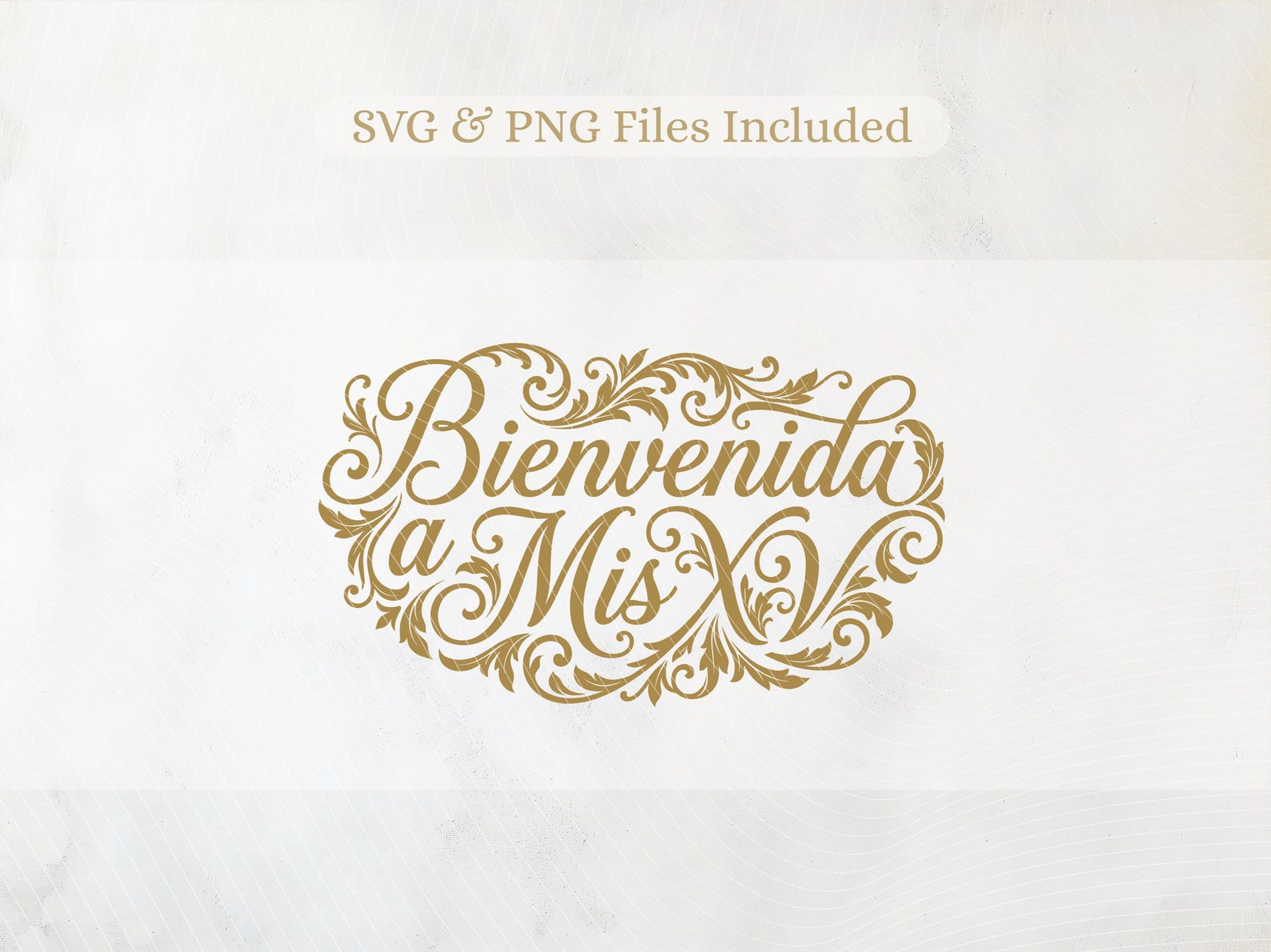 Quinceañera Welcome Sign SVG Bundle | Mis Quince Welcome SVG Spanish ...