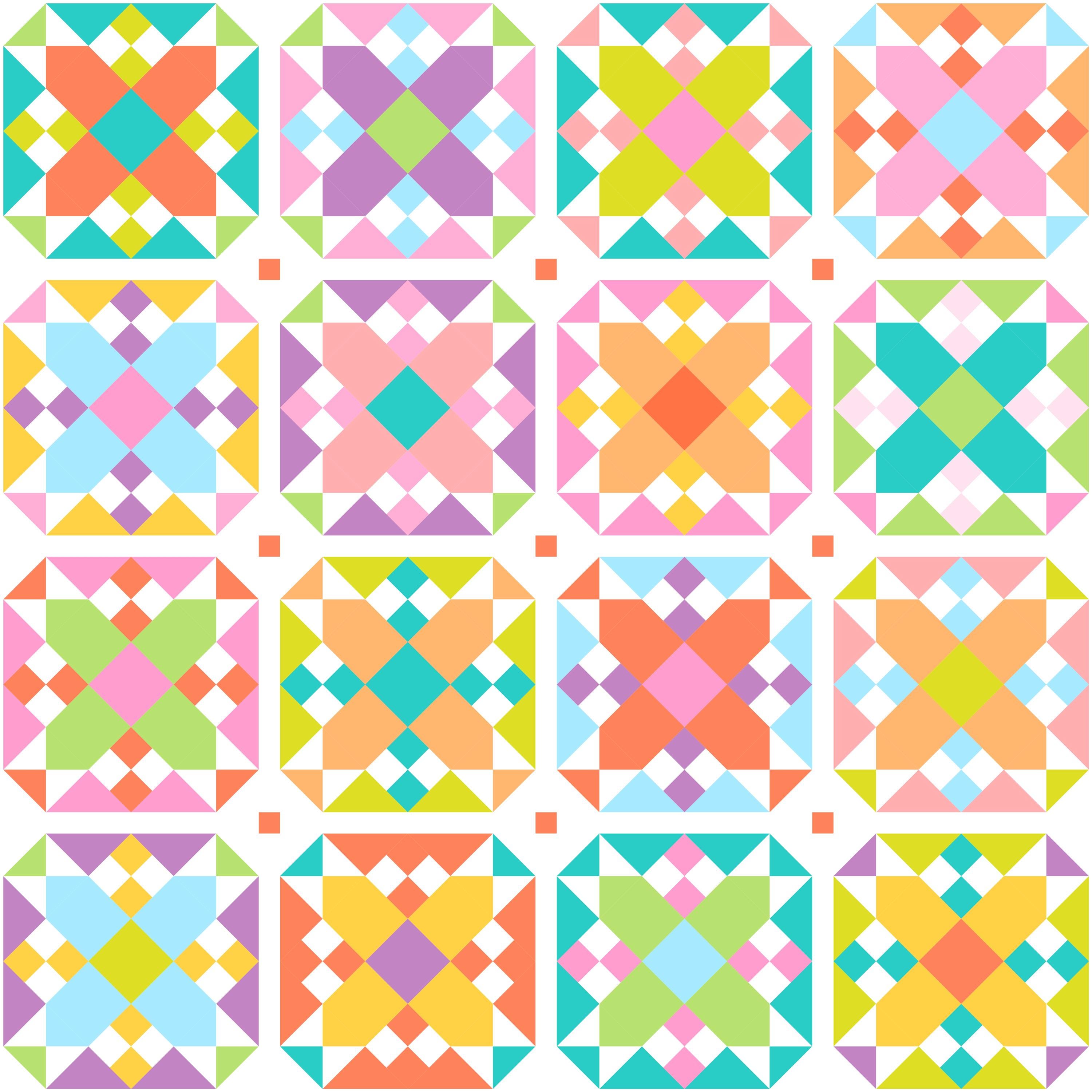 Diamond Ribbons Quilt PDF Pattern - Etsy