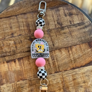 Personalized Bookish E-Reader Strap: Beaded Kindle/Tablet Accessory