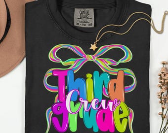 Custom Teacher Shirt, Third Grade Teacher Shirt, Comfort Colors Teacher Shirt, Back To School Teacher Gift, Teacher Appreciation Gift