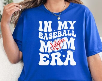 Baseball Era Mom Shirt Custom, Mothers Day Gift For Baseball Mom, Baseball Mom Tees, Mothers Day Shirt, Baseball Season, Baseball Mom Tshirt