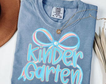 Custom Teacher Shirt, Kindergarten Teacher Shirt, Comfort Colors Teacher Shirt, Back To School Teacher Gift, Teacher Appreciation Gift