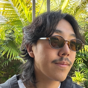 Authentic Vintage 90s/2000s style Oval/Circle Shaped Tortoise Sunglasses