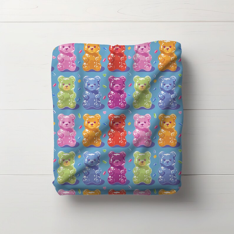 Gummy Bear Blanketkids Blanket Candy Blanketcandy Giftspicnic