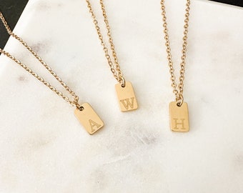 Eerste ketting, briefketting, gouden ketting, gepersonaliseerde naamketting, aangepaste ketting, haar cadeaus, verjaardagscadeaus, cadeaus voor moeder