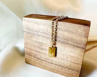 Eerste ketting, letterketting, gouden ketting, gepersonaliseerde naamketting, aangepaste ketting, haar cadeaus, verjaardagscadeaus, cadeaus voor moeder