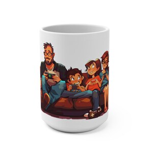 Pixelated Power-Up: A Gamer Dad&#39;s Mug - Celebrating Fatherhood & Gaming Glory in Retro Style (2)