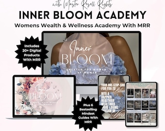 Inner Bloom Wealth & Wellbeing Course With Master Resell Rights Done For You MRR PLR Coaching Earn Money Passive Income Digital Marketing