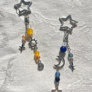 Sun and Moon Keychain Set: Celestial Friendship Jewelry