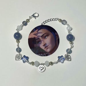 arcane Caitlyn bracelet - arcane jewelry - cait charm bracelet - league of legends bracelets - caitlyn arcane