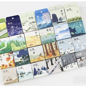 Washi Tapes with 24 different patterns 15MM x 7M planner sticker tape