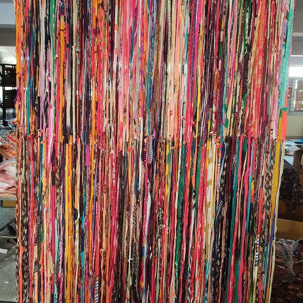 Boho Rag Curtains - Etsy